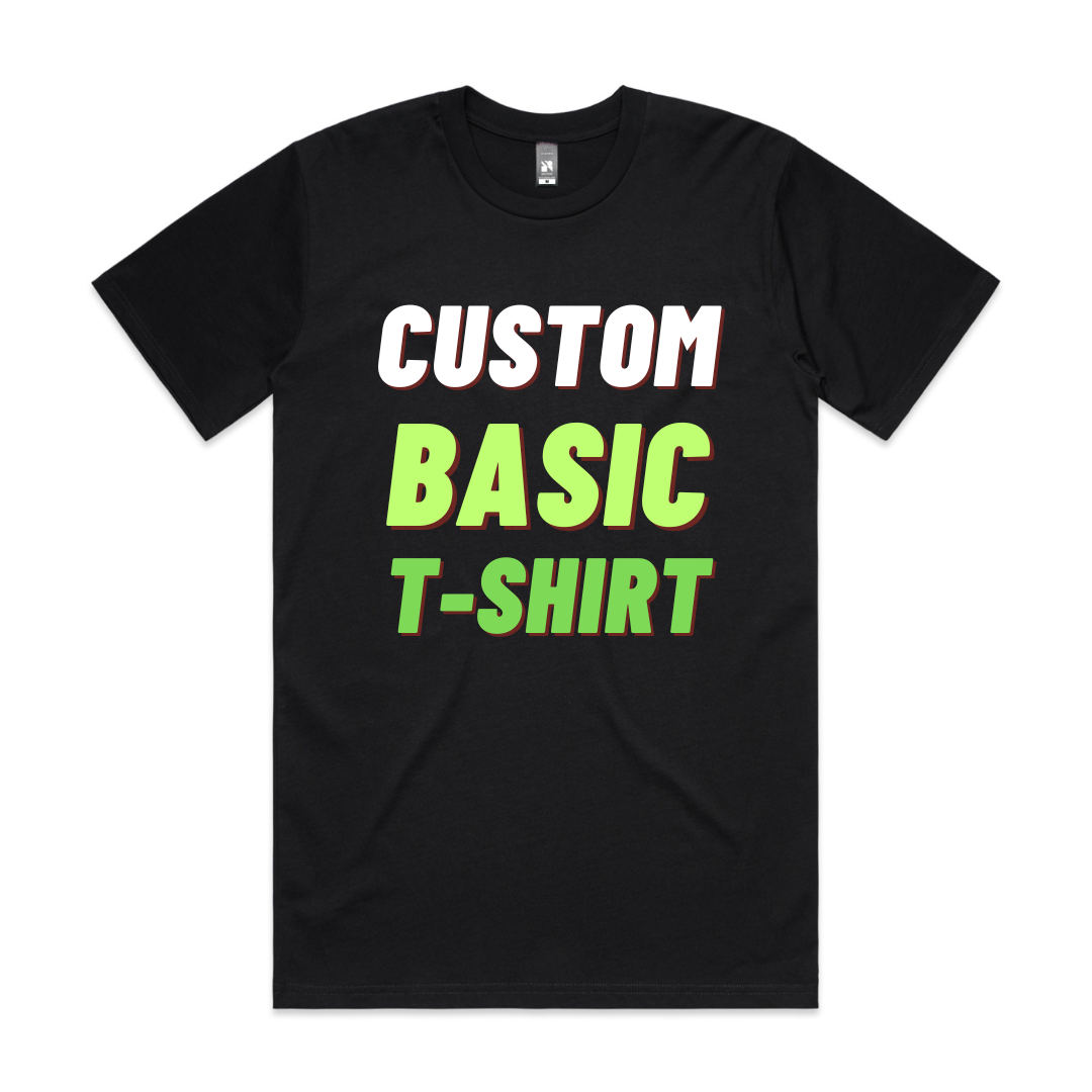 CUSTOM BASIC T SHIRT