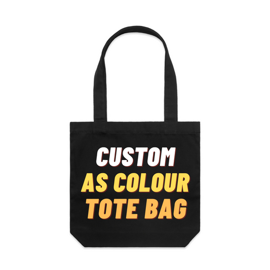 CUSTOM AS COLOUR TOTE BAG