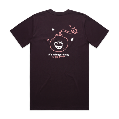 'Bomb' T-Shirt - Grape