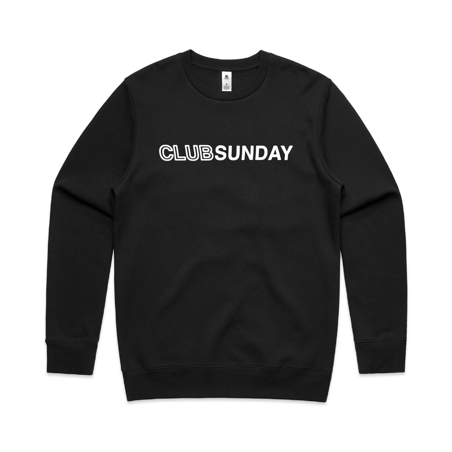 Club Sunday Crew Neck - Black