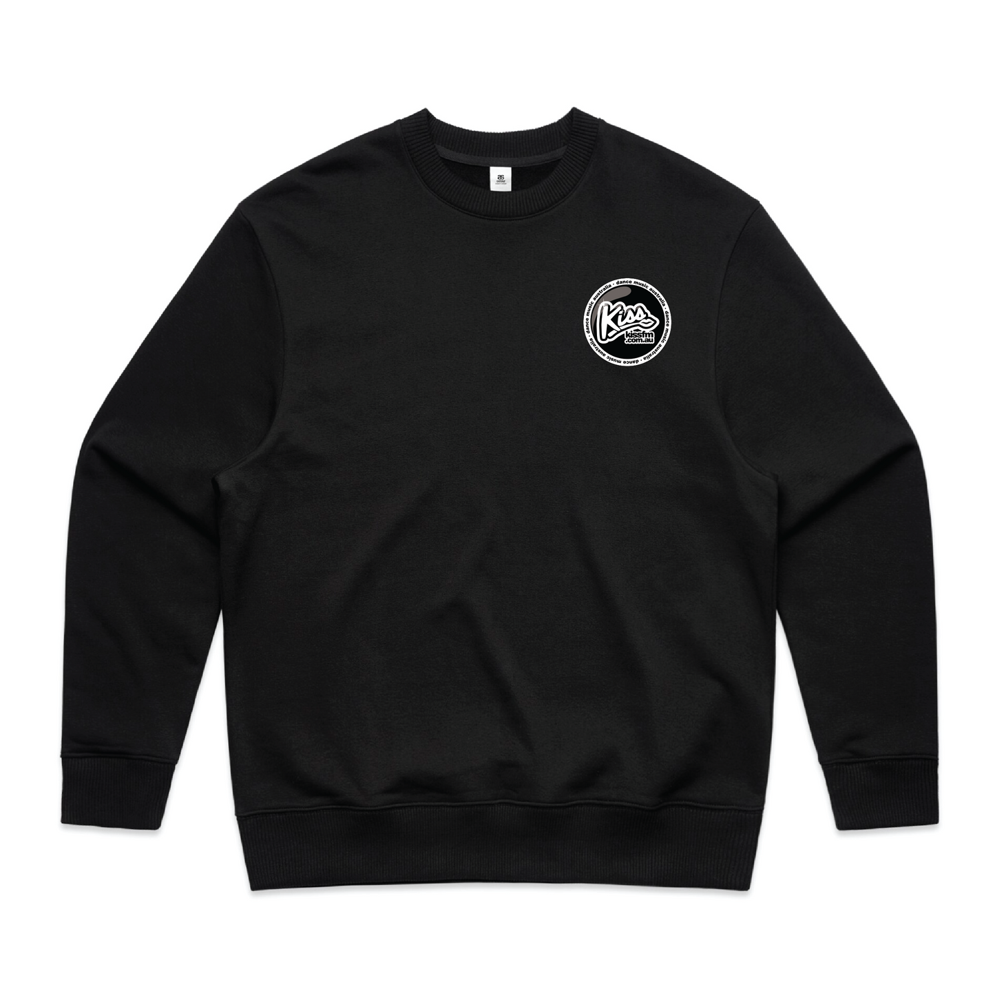 Kiss Fm Crew Neck - Black