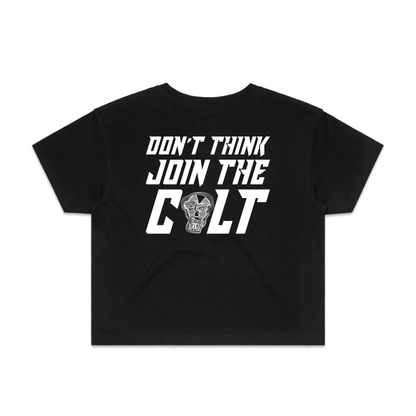 Tiltshift Women's Crop Tee - Black