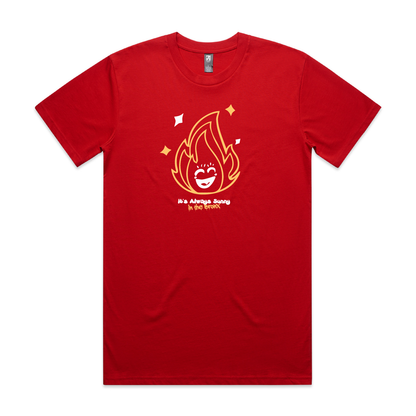 'Flame' T-Shirt - Red