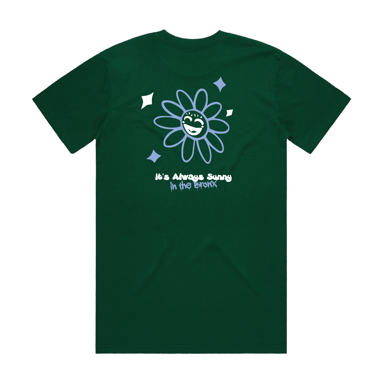 'Flower' T-Shirt - Pine Green