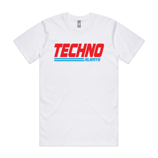 No Requests Techno Tee - White